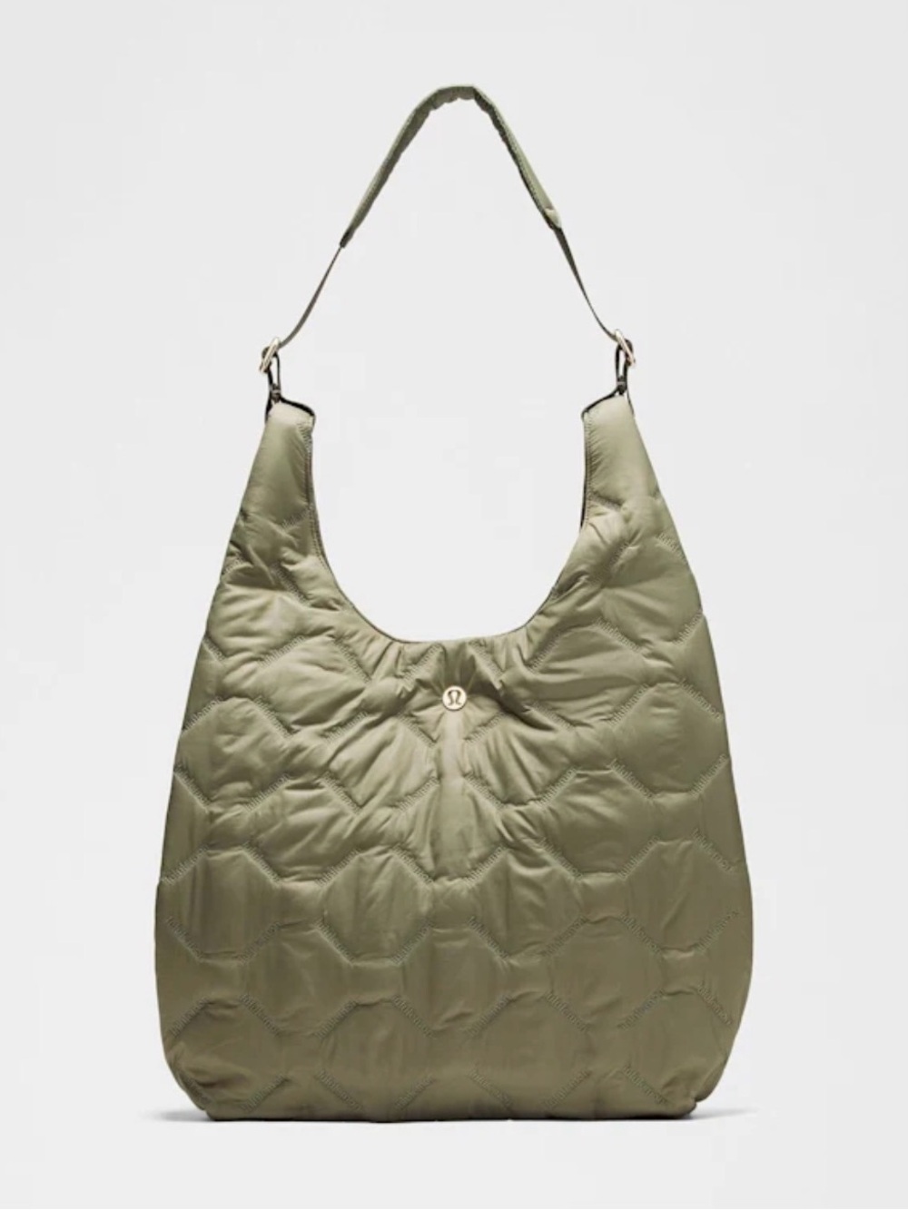 lululemon athletica Light Sage Quilted Pleasures Shoulder Bag